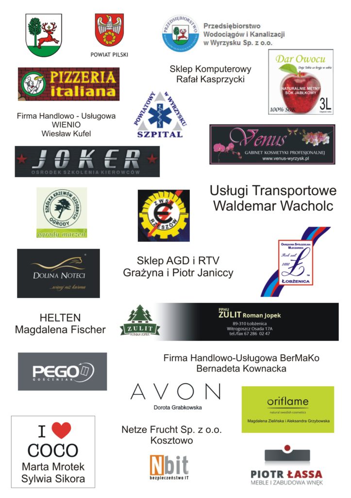 logotypy sponsorów