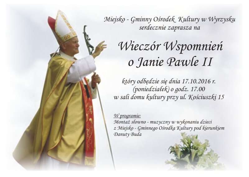 papież plakat